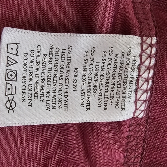 Pink sporty skort with invisible pocket nwt size XL - Picture 9 of 10